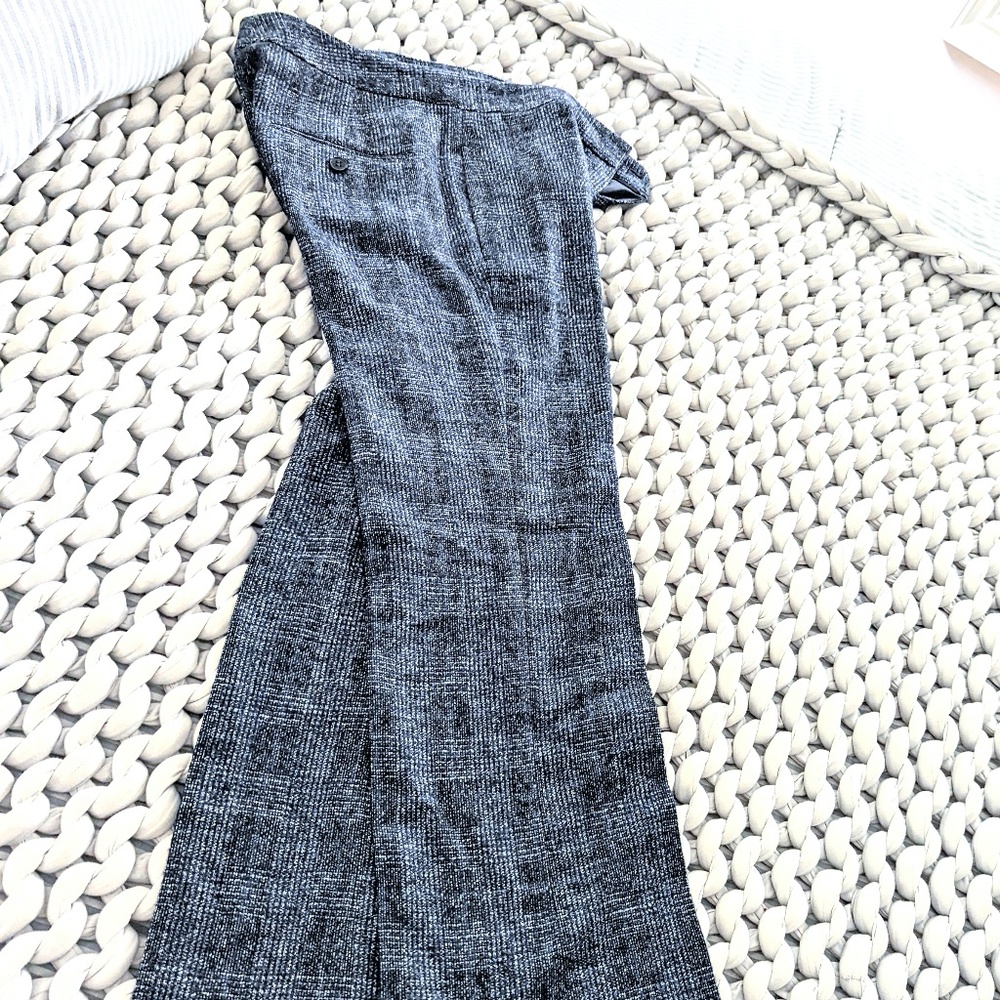 Theory Wool Checked Pants